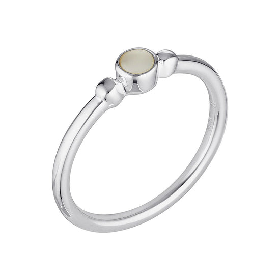 Sulet Silver Pearl Ring 2 - Bowerbird Jewels - Online Jewellery Stores