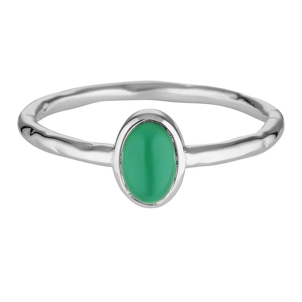 Load image into Gallery viewer, Solasta Silver Green Onyx Ring 1 - Bowerbird Jewels - Online Jewellery Stores
