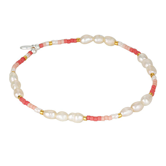 Moonstruck Pearl Stacking Bracelets Cotton Candy  - Bowerbird Jewels - Online Jewellery Stores