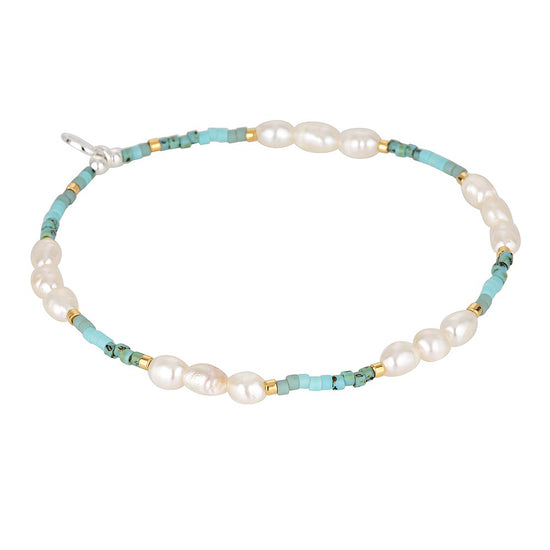 Moonstruck Pearl Stacking Bracelets Bora Bora  - Bowerbird Jewels - Online Jewellery Stores
