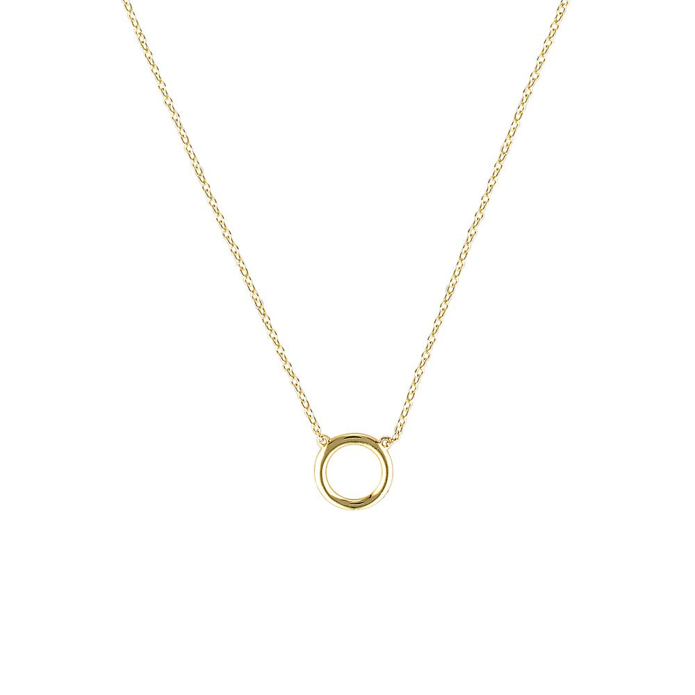Load image into Gallery viewer, Orbit Circle Necklace Gold 3 - Bowerbird Jewels - Online Jewellery Stores
