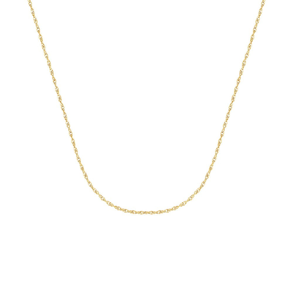 Gold Fine Rope Chain Necklace Gold 1 - Bowerbird Jewels - Online Jewellery Store