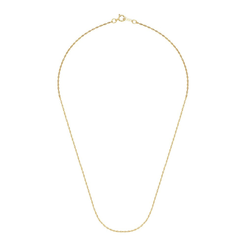 Gold Fine Rope Chain Necklace Gold 3 - Bowerbird Jewels - Online Jewellery Store
