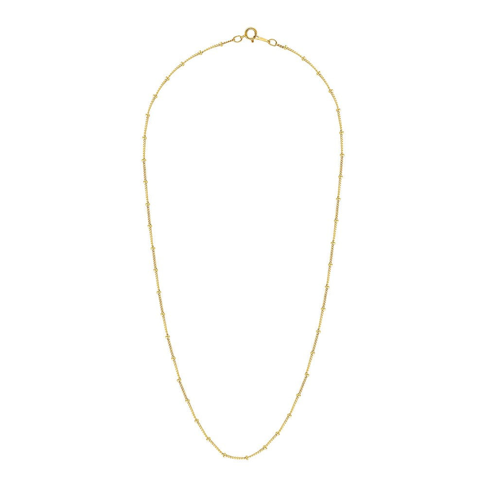 Gold Satellite Chain Gold 3 - Bowerbird Jewels - Online Jewellery Store