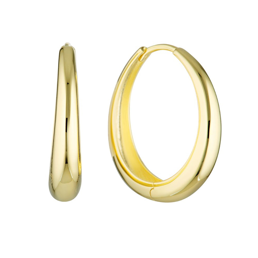Gypsy Hoops Gold 1 - Bowerbird Jewels - Online Jewellery Store
