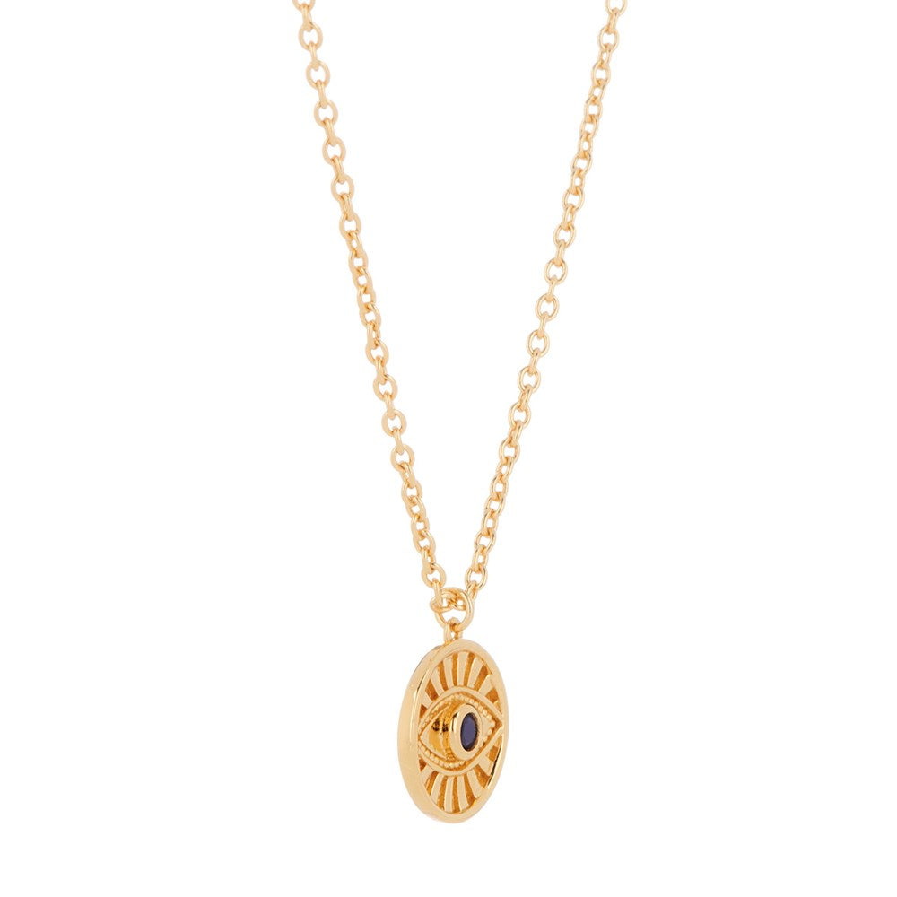 Minds Eye Necklace Gold 4 - Bowerbird Jewels - Online Jewellery Store