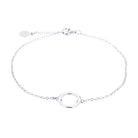 Open Circle Bracelet Silver 1 - Bowerbird Jewels - Online Jewellery Store